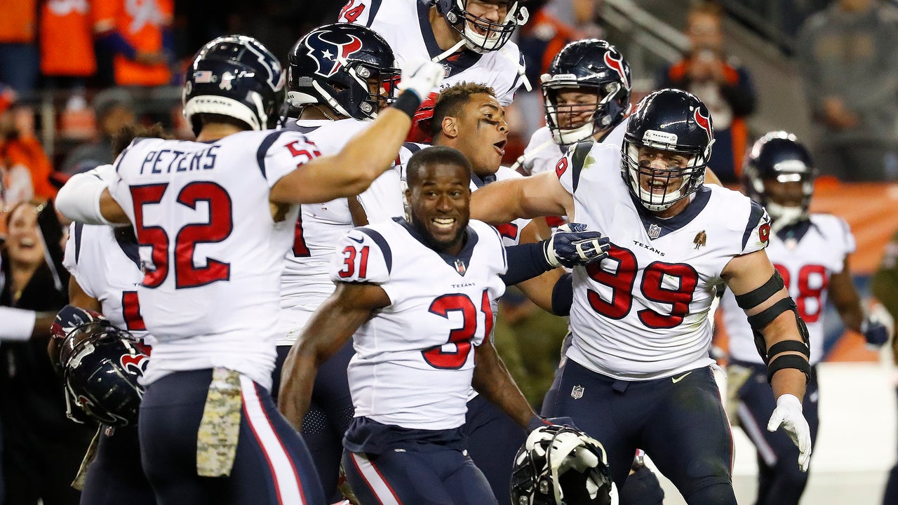 Houston Texans are on a roll heading into the bye week